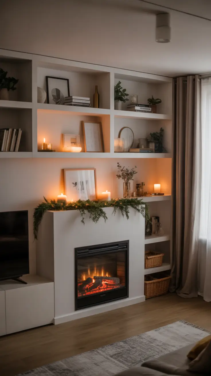 29 Christmas Fireplace Decor Ideas 2025: Elegant Mantel Decorating & Cozy Living Room Inspirations