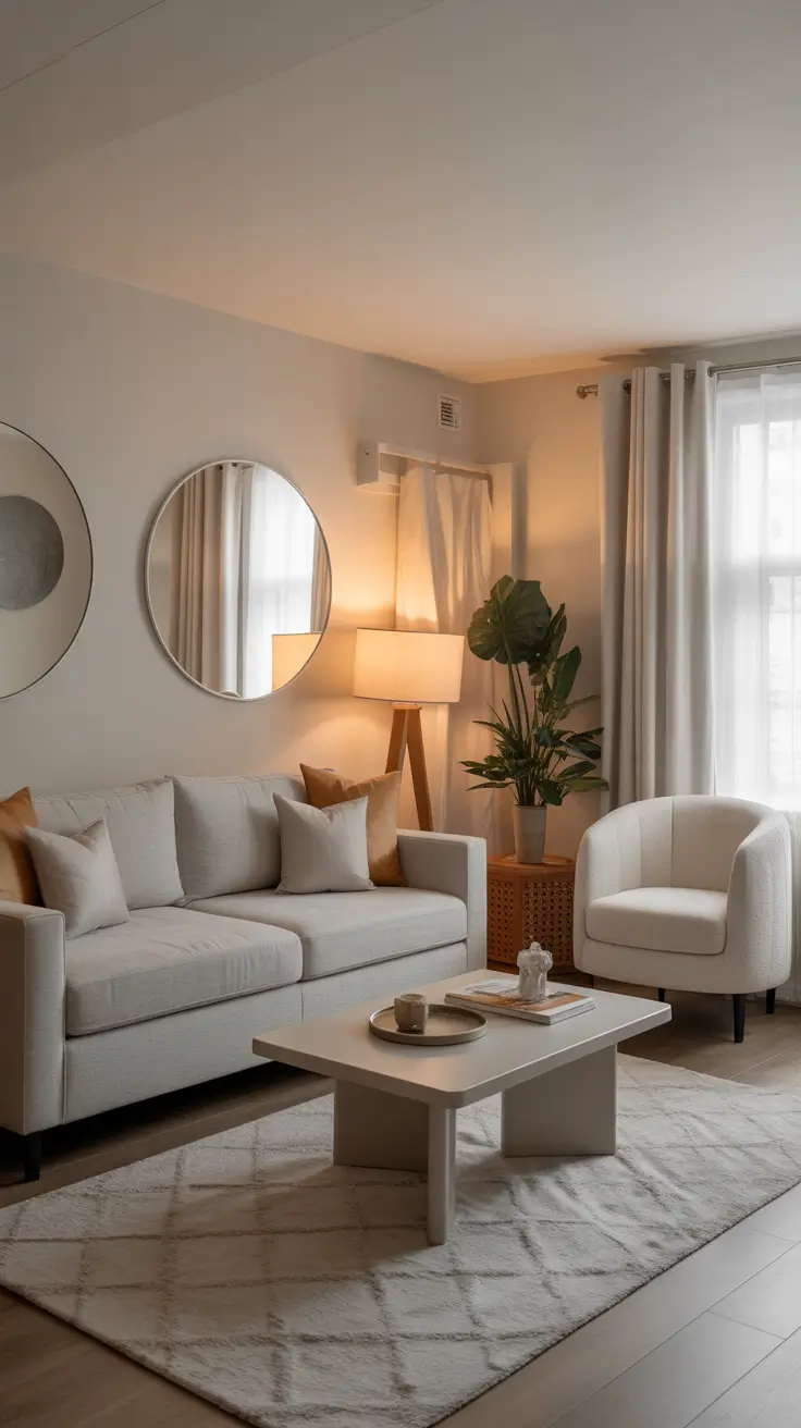 34 Compact Living Room Ideas 2026: Modern Small-Space Designs for Tiny Apartments and Studios