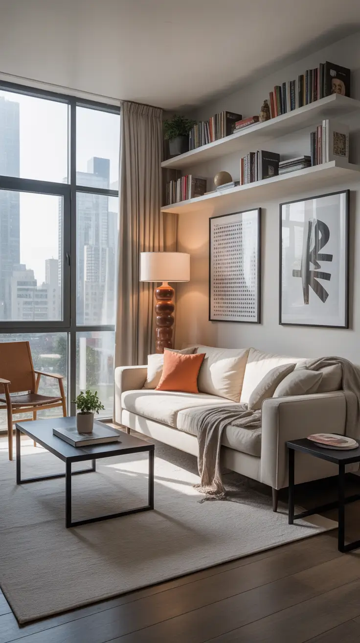 34 Compact Living Room Ideas 2026: Modern Small-Space Designs for Tiny Apartments and Studios