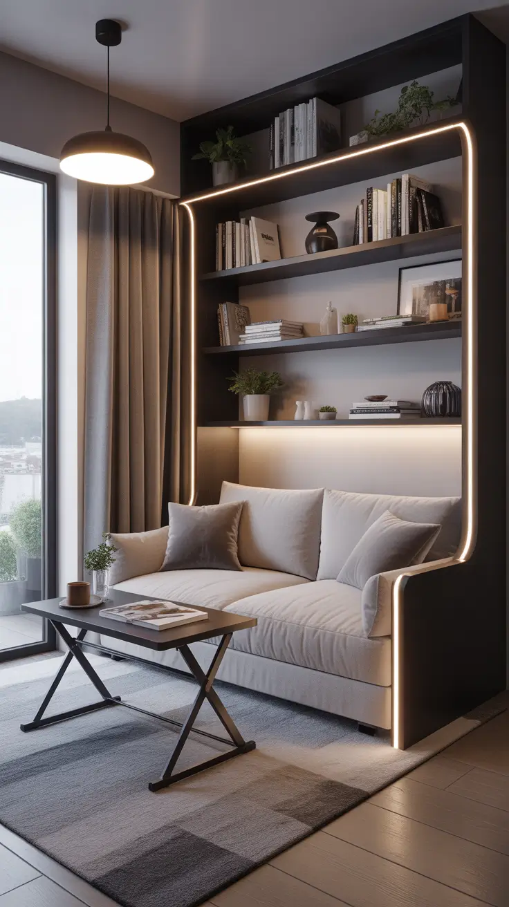 34 Compact Living Room Ideas 2026: Modern Small-Space Designs for Tiny Apartments and Studios