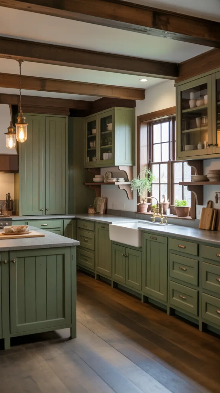 26 Green Kitchen Ideas 2026: Sage, Olive, Dark and Modern Design Inspiration