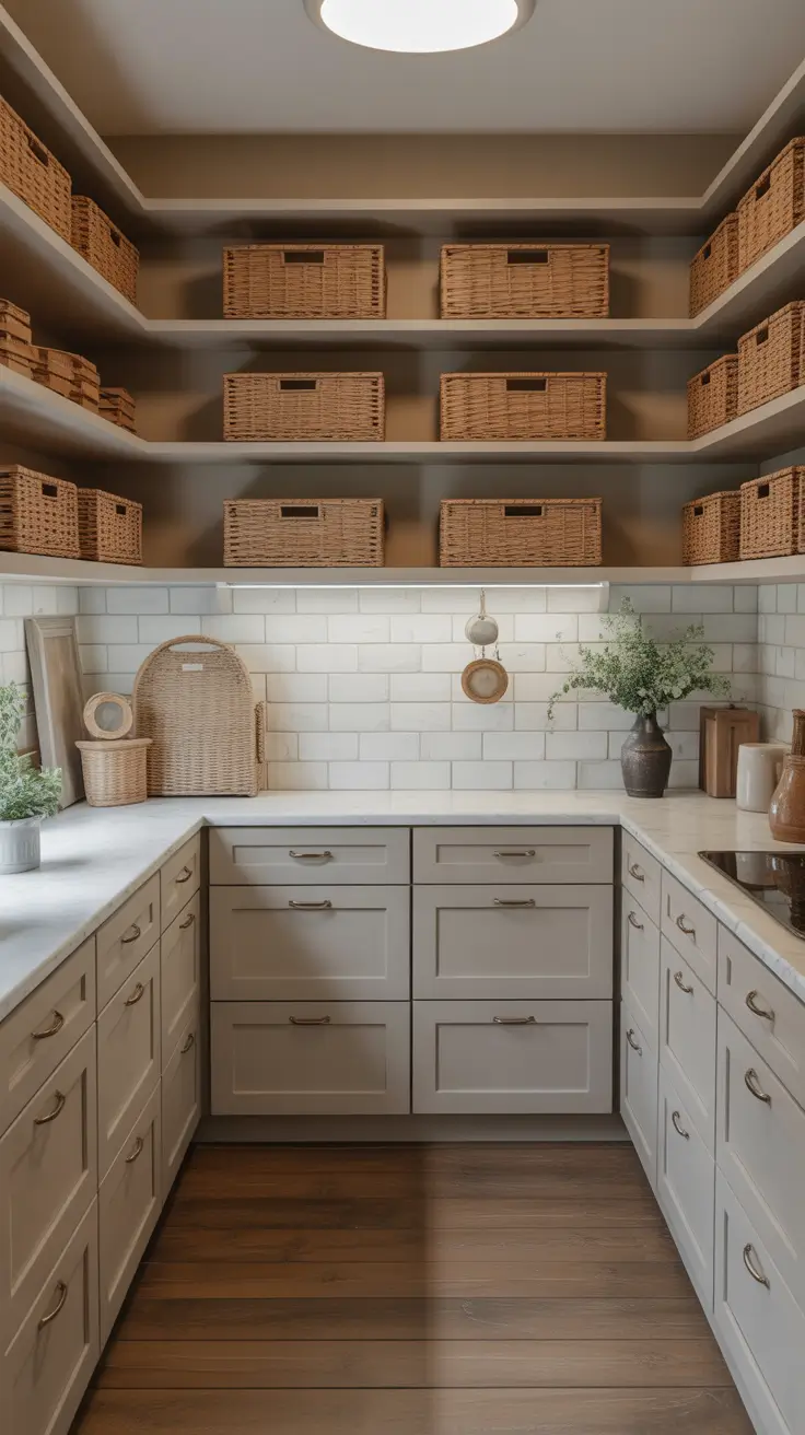 32 Walk In Pantry Ideas 2026: Modern Layouts, Smart Storage, And Future-Ready Designs