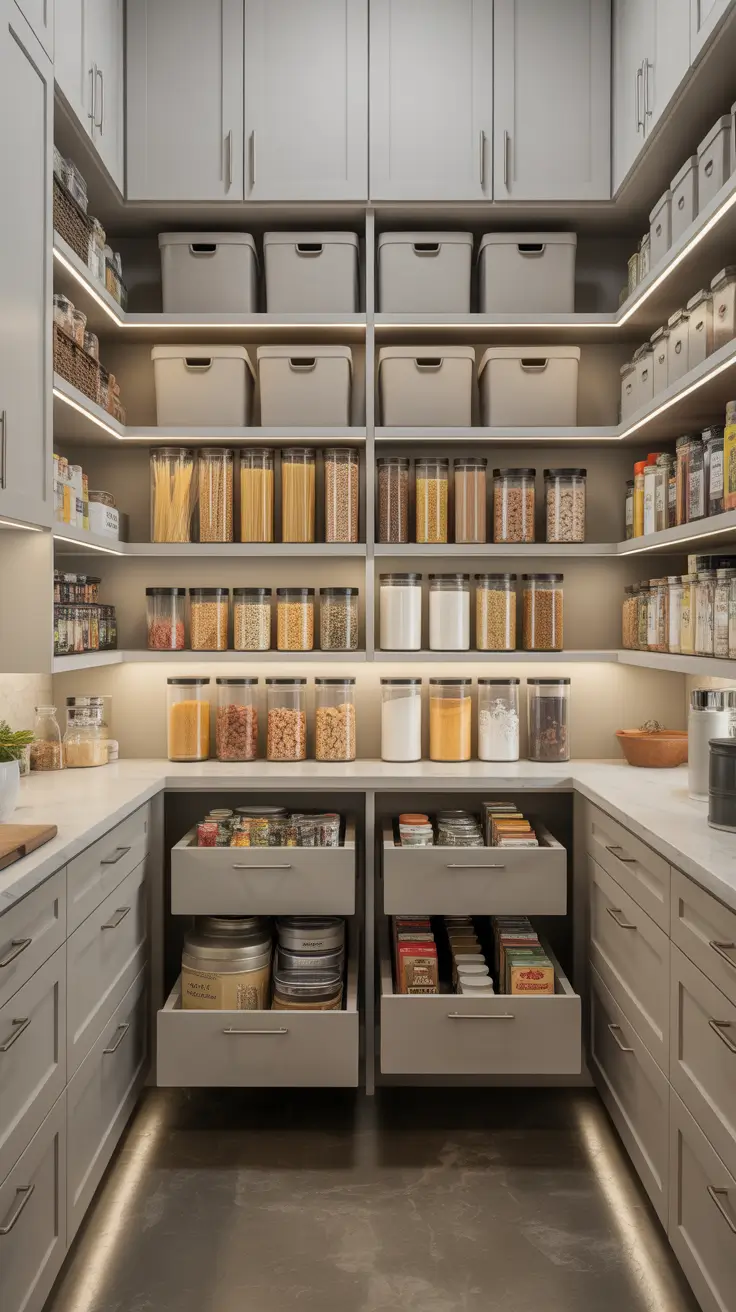 32 Walk In Pantry Ideas 2026: Modern Layouts, Smart Storage, And Future-Ready Designs