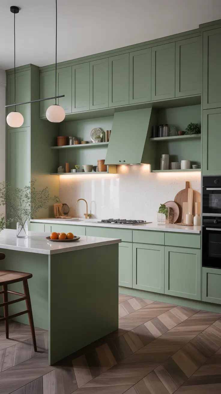 26 Green Kitchen Ideas 2026: Sage, Olive, Dark and Modern Design Inspiration