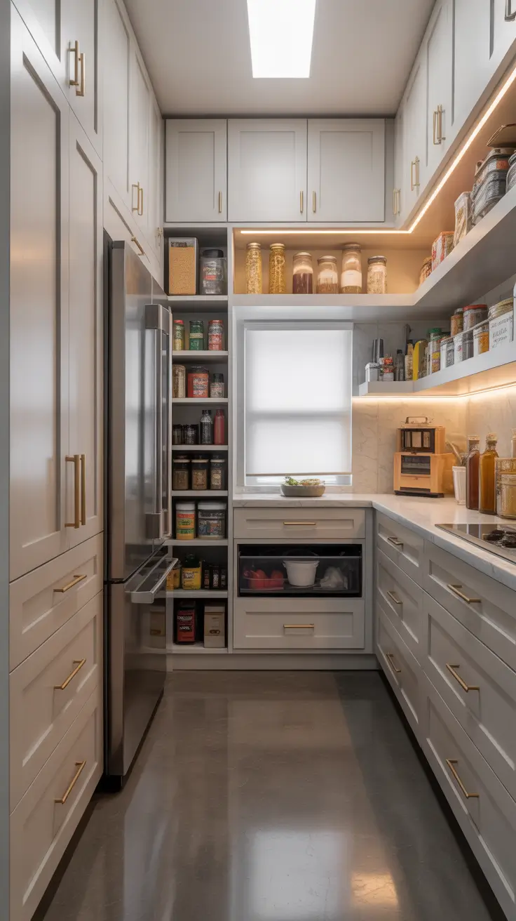 32 Walk In Pantry Ideas 2026: Modern Layouts, Smart Storage, And Future-Ready Designs