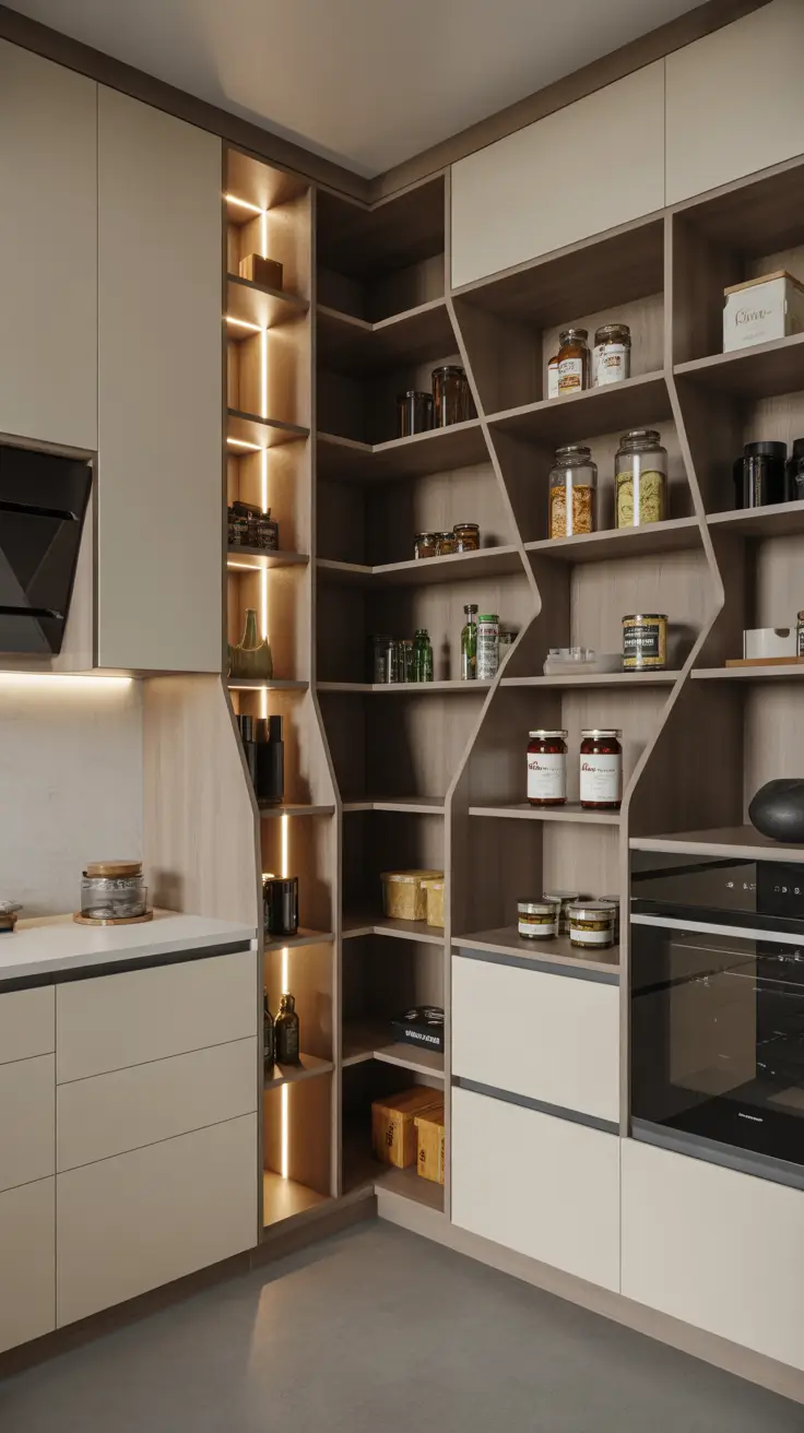 32 Walk In Pantry Ideas 2026: Modern Layouts, Smart Storage, And Future-Ready Designs