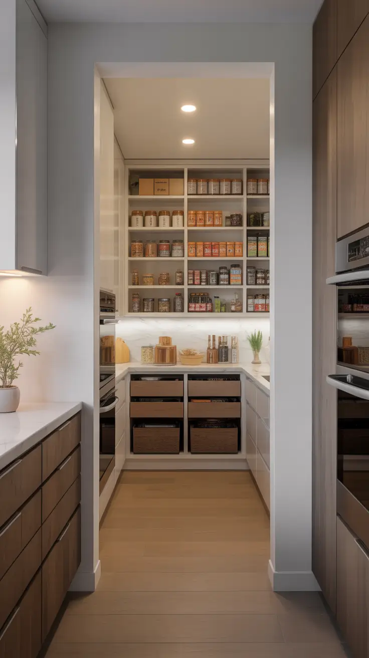 32 Walk In Pantry Ideas 2026: Modern Layouts, Smart Storage, And Future-Ready Designs