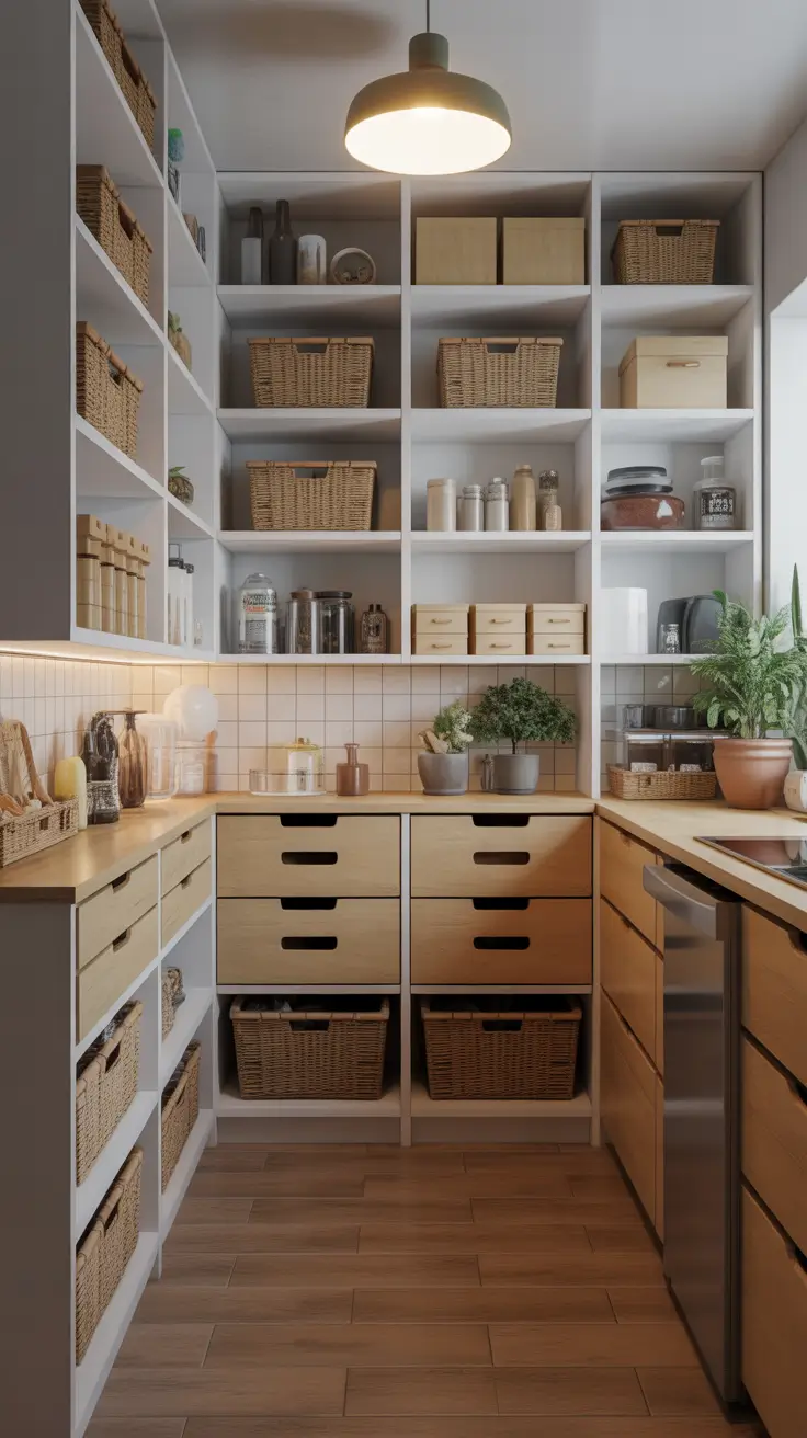 32 Walk In Pantry Ideas 2026: Modern Layouts, Smart Storage, And Future-Ready Designs