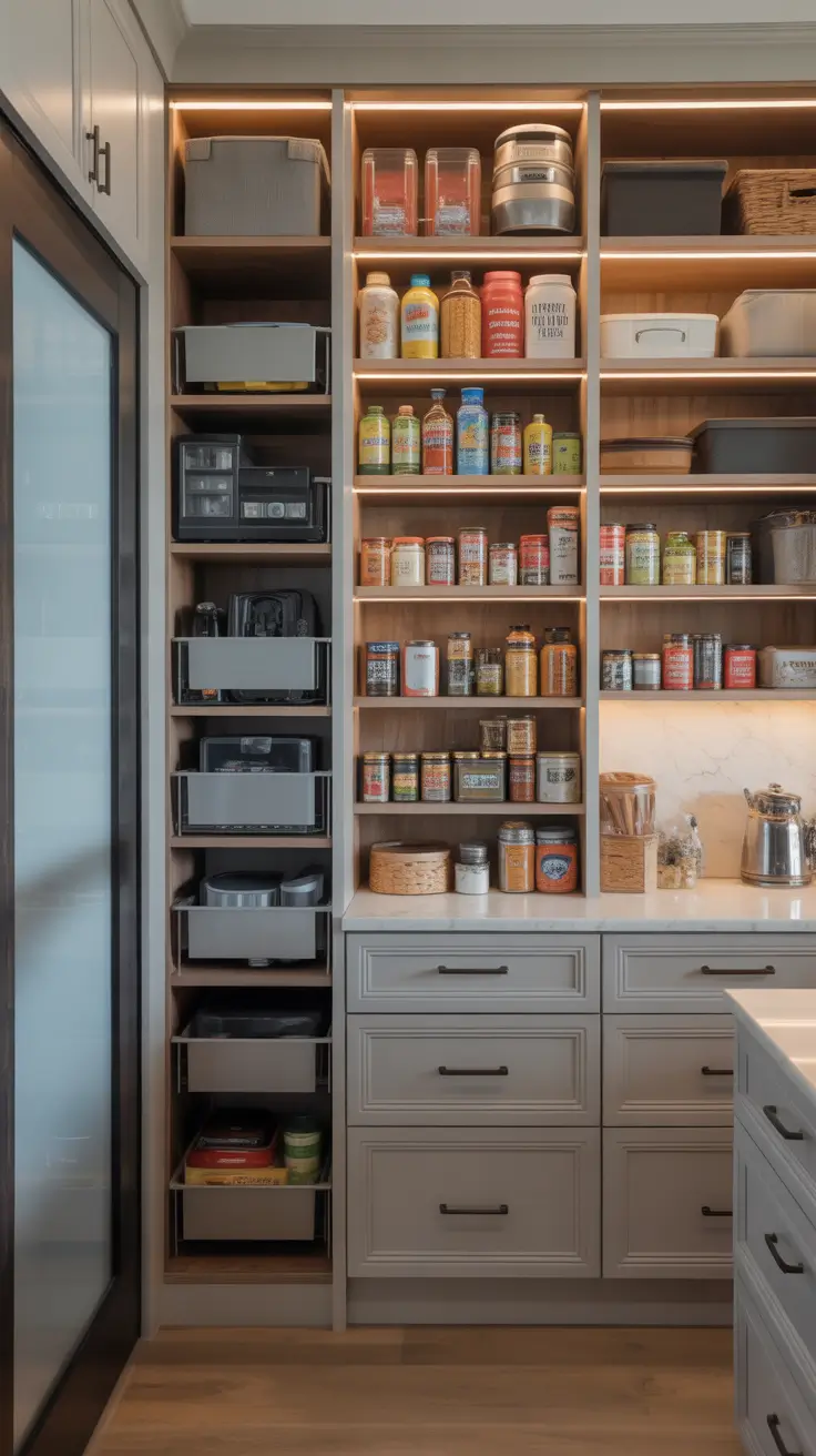 32 Walk In Pantry Ideas 2026: Modern Layouts, Smart Storage, And Future-Ready Designs