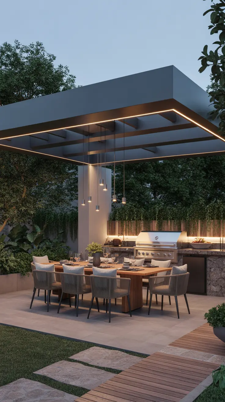 27 Outdoor BBQ Area With Roof 2026: Modern Covered Grill, Seating, and Entertaining Ideas