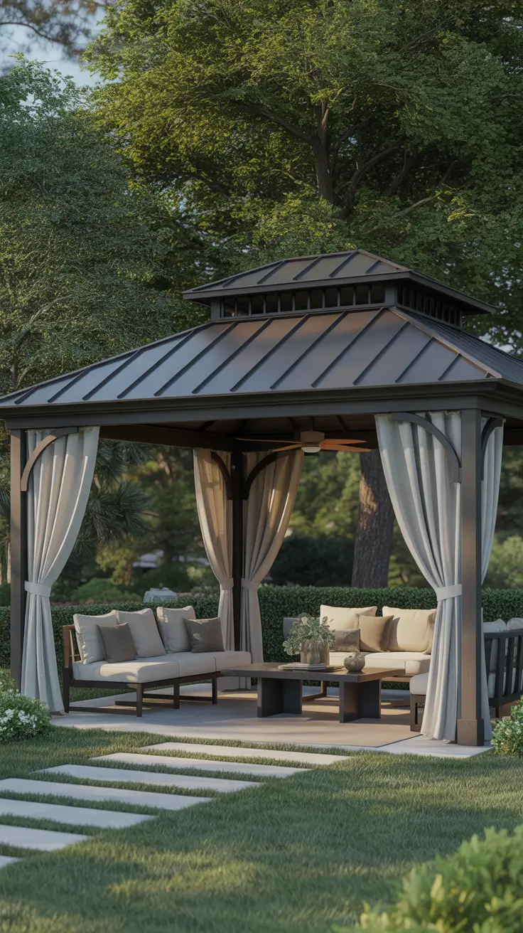 28 Gazebo Ideas 2026 That Transform Your Backyard Into a Modern Outdoor Retreat