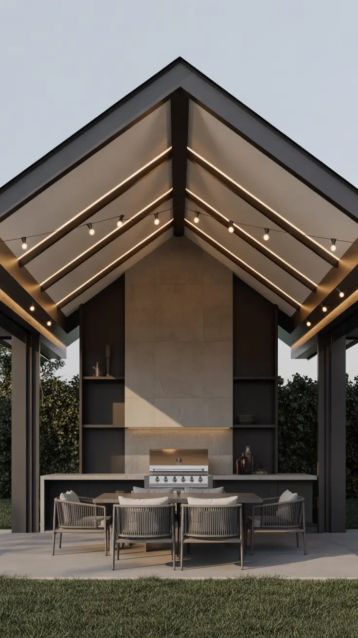 27 Outdoor BBQ Area With Roof 2026: Modern Covered Grill, Seating, and Entertaining Ideas