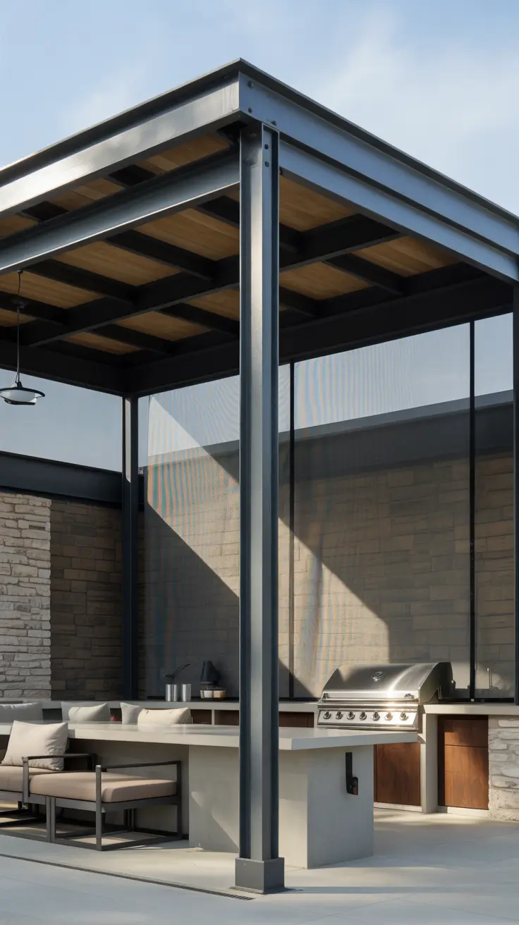27 Outdoor BBQ Area With Roof 2026: Modern Covered Grill, Seating, and Entertaining Ideas
