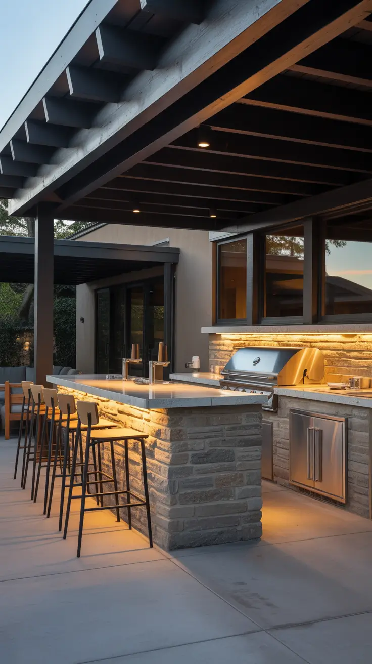 27 Outdoor BBQ Area With Roof 2026: Modern Covered Grill, Seating, and Entertaining Ideas