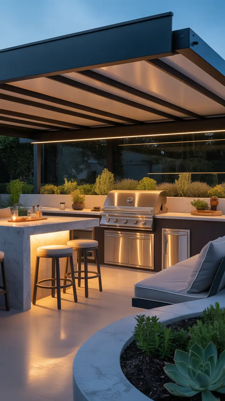 27 Outdoor BBQ Area With Roof 2026: Modern Covered Grill, Seating, and Entertaining Ideas