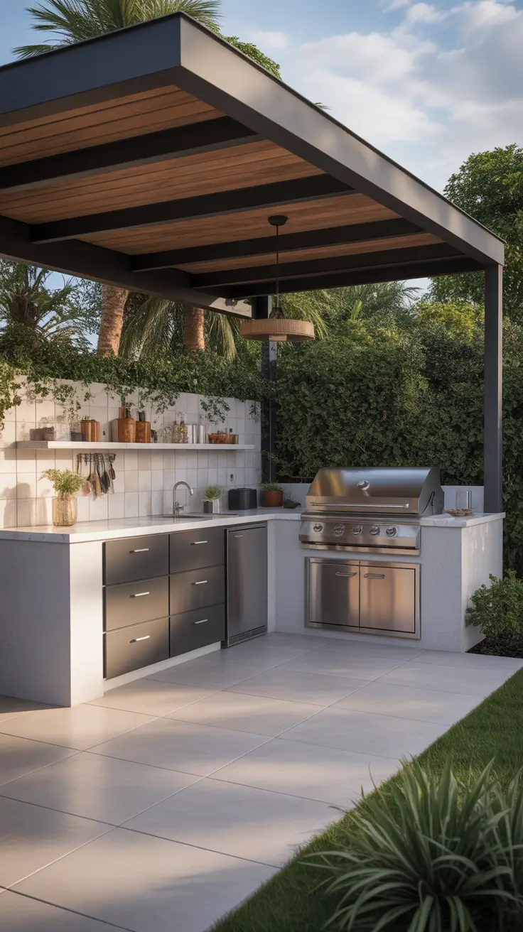 27 Outdoor BBQ Area With Roof 2026: Modern Covered Grill, Seating, and Entertaining Ideas
