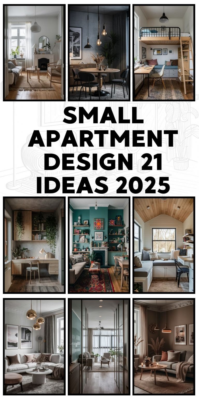 21 Small Apartment Design Ideas 2025: Layout, Plans, Interiors, Living ...