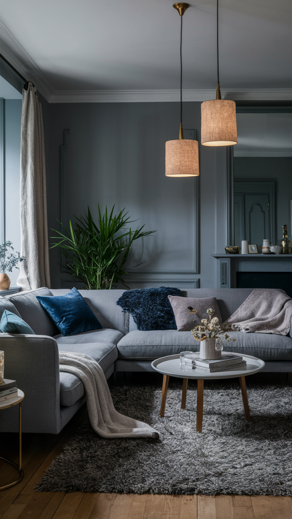 44 Grey Living Room Ideas: Modern Designs, Color Schemes, Cozy Small ...