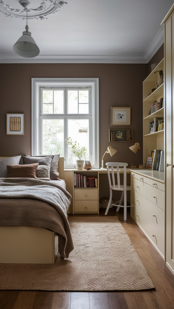 44 Cozy and Modern Brown Bedroom Ideas: Aesthetic Designs with Dark ...