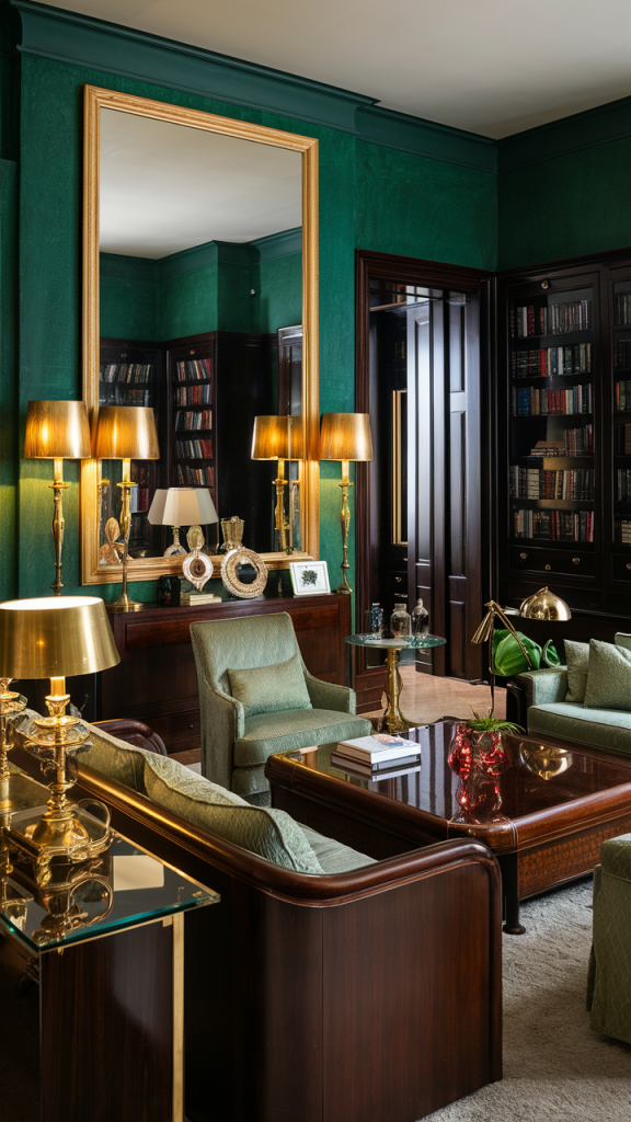 23 Inspiring Green Living Room Ideas – Color Schemes, Decor, and ...