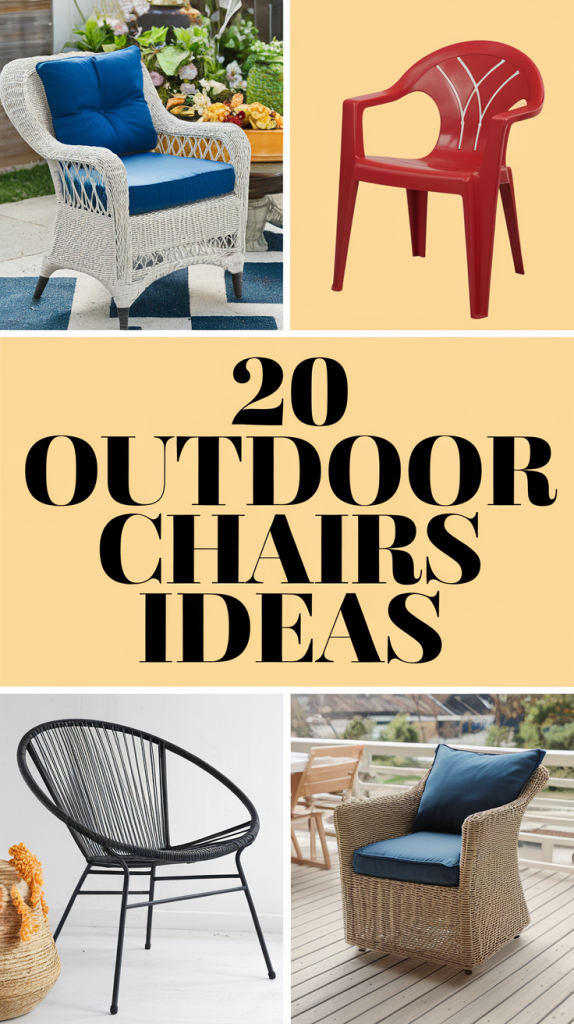 Top Outdoor Chair Ideas for Every Home Style and Weather