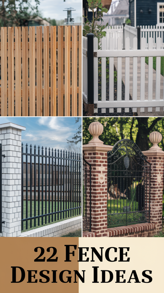 22 Creative Fence Design Ideas for Modern Privacy in Your Backyard and ...